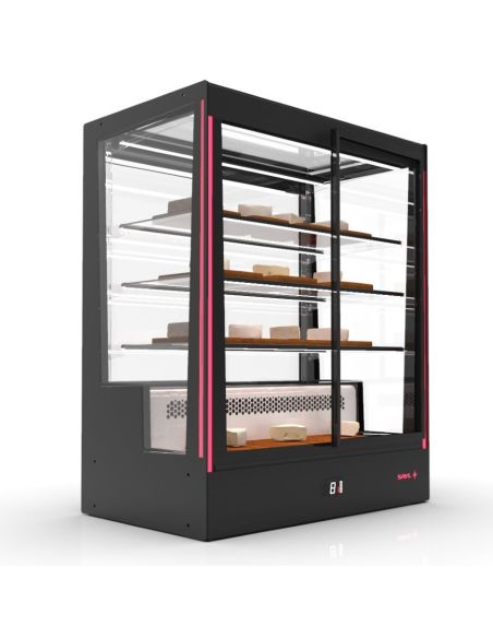 Vitrine réfrigérée 5 niveaux Pak Recta - accès avant et arrière | Sayl - PAK-RAA