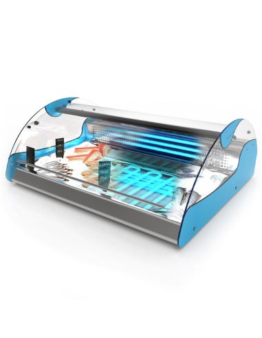 Vitrine réfrigérée spéciale poissons VX3 - 3 bacs GN 1/1 | Sayl Barcelona - XL
