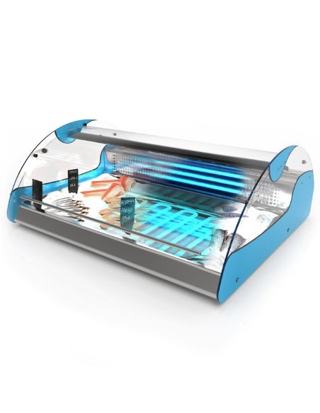 Vitrine réfrigérée spéciale poissons VX3 - 3 bacs GN 1/1 | Sayl Barcelona - XL