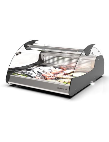 Vitrine réfrigérée spéciale poissons VX2 - 2 bacs GN 1/1 | Sayl Barcelona - XL