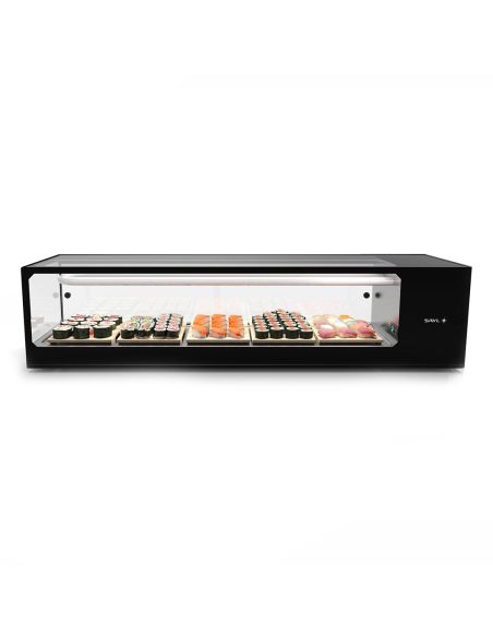 Vitrine réfrigérée Sushi LOGIC - Double froid - Cuve plane - VTLG6SP | Sayl Barcelona