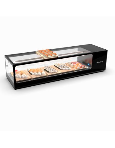 Vitrine réfrigérée Sushi LOGIC - Double froid - Cuve plane - VTLG6SP | Sayl Barcelona