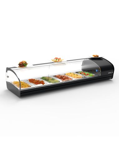 Vitrine réfrigérée à tapas SHARK - 6 bacs GN 1/3 - SK6 | Sayl Barcelona
