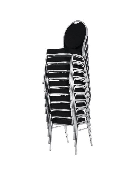 Chaises de banquet empilables tissu ignifuge - Lot de 4 - CE142 | Bolero