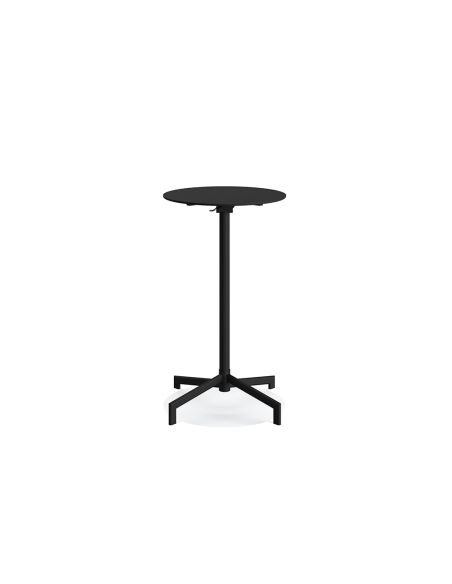 Versa - Table de terrasse / mange-debout Noir