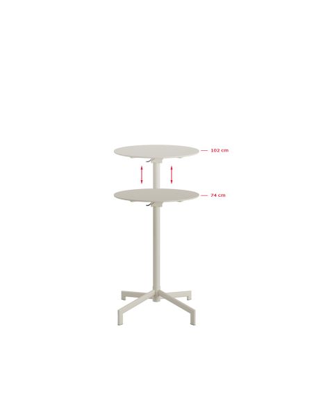 Versa - Table de terrasse / mange-debout Beige