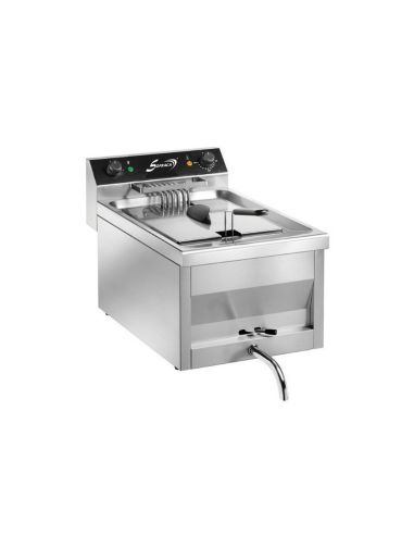 Friteuse électrique à poser - 1 cuve - 12 L - 9 kW | Sofraca
