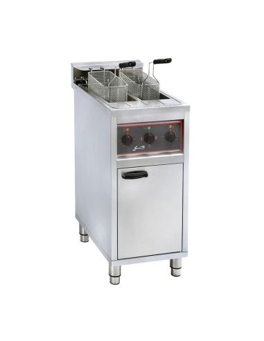 Friteuse électrique sur meuble - 2 cuves - 2x 10 L - 12kW | Sofraca
