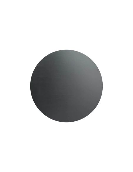 Infinity mange-debout avec piètement noir + plateau HPL noir Ø 70 cm