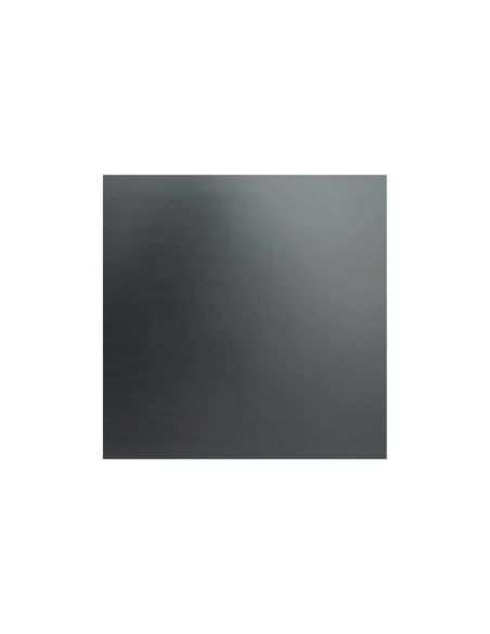 Infinity mange-debout avec piètement noir + plateau HPL noir 70x70 cm