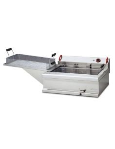 Friteuse électrique simple 24 litres 10 kW - spécial pâtisserie - FPE-25 | LOTUS 700