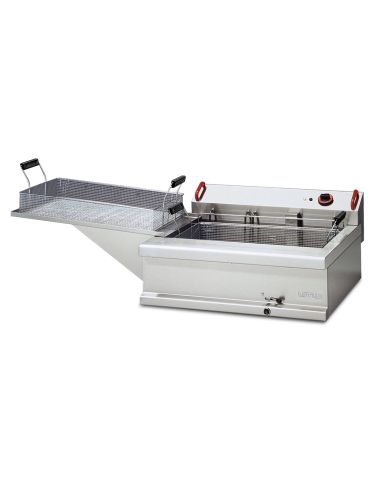 Friteuse électrique simple 24 litres 10 kW - spécial pâtisserie - FPE-25 | LOTUS 700