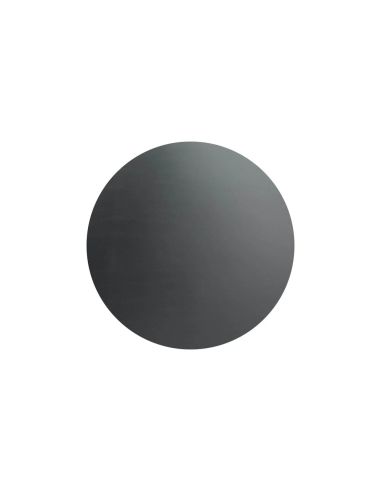 Infinity table de bistrot avec piètement blanc + plateau HPL noir Ø 70 cm