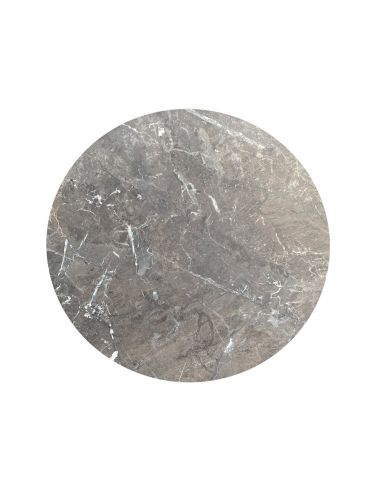 HPL Plateau de table Ø 70 cm Galaxy Marble