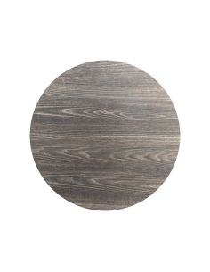 HPL Plateau de table Ø 120 cm - Riverwashed Wood