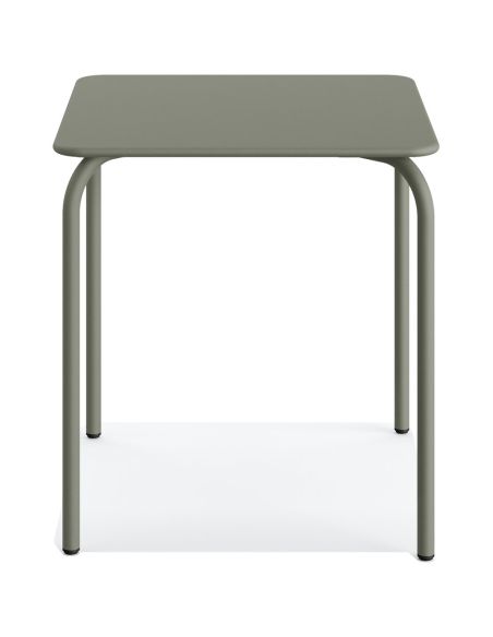 Olly - Table de terrasse carrée Vert