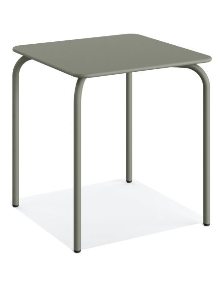 Olly - Table de terrasse carrée Vert