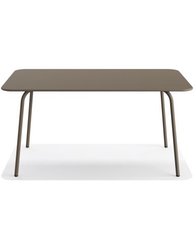 Shine - Table de terrasse rectangulaire Cappuccino
