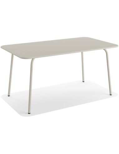 Shine - Table de terrasse rectangulaire Sable