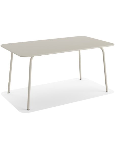 Shine - Table de terrasse rectangulaire Sable