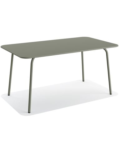 Shine - Table de terrasse rectangulaire Vert