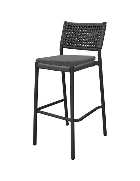 Ember - Tabouret de bar empilable Noir