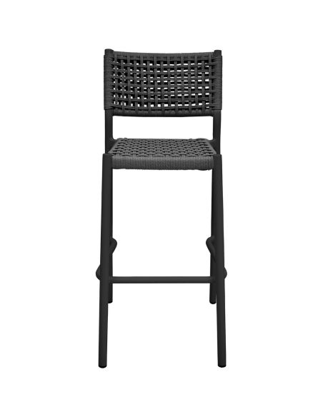 Ember - Tabouret de bar empilable Noir