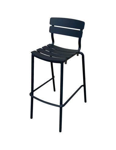 Shade - Tabouret de bar empilable Noir