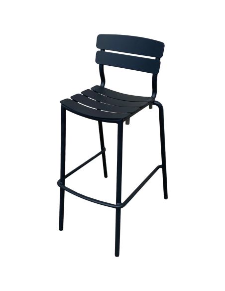 Shade - Tabouret de bar empilable Noir