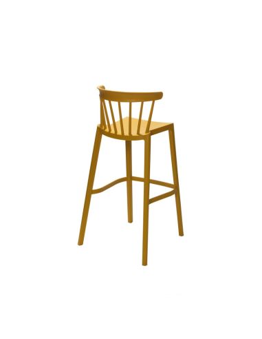Windson - Tabouret de bar empilable en polypropylène Jaune