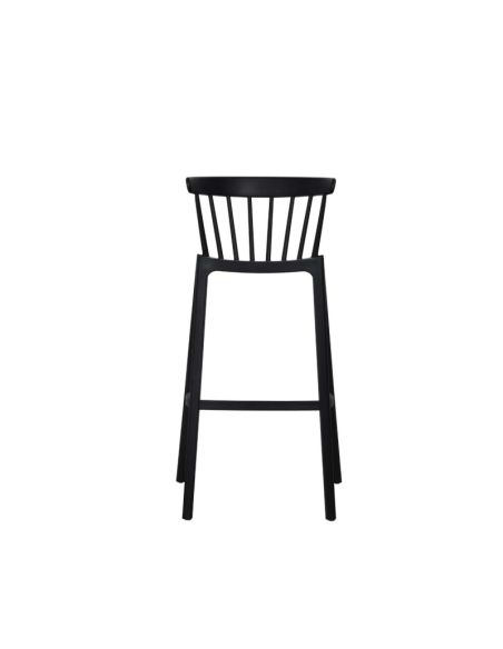 Windson - Tabouret de bar empilable en polypropylène Noir