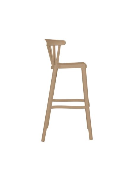 Windson - Tabouret de bar empilable en polypropylène Sable