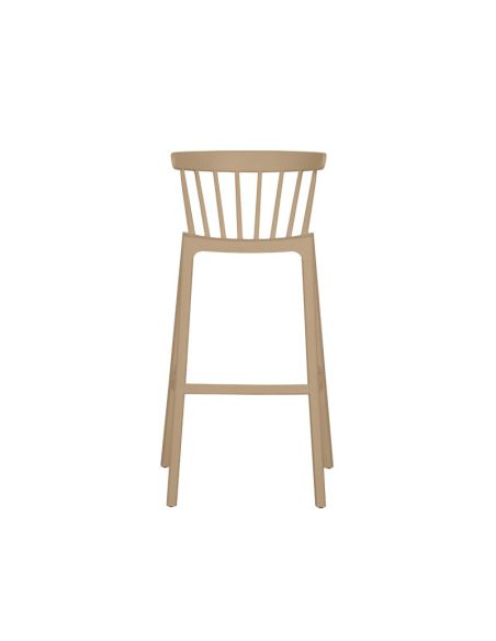 Windson - Tabouret de bar empilable en polypropylène Sable