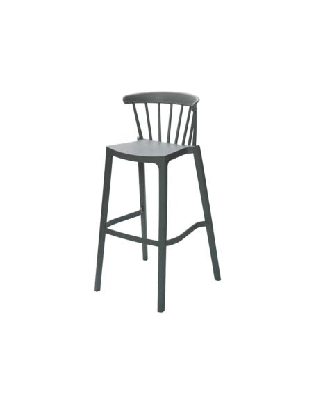 Windson - Tabouret de bar empilable en polypropylène Vert jade
