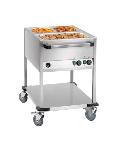 Chariot bain-marie WB2110 - 2 x GN 1/1 | Bartscher - 200261