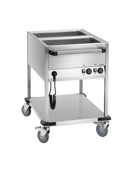 Chariot bain-marie WB2110 - 2 x GN 1/1 | Bartscher - 200261