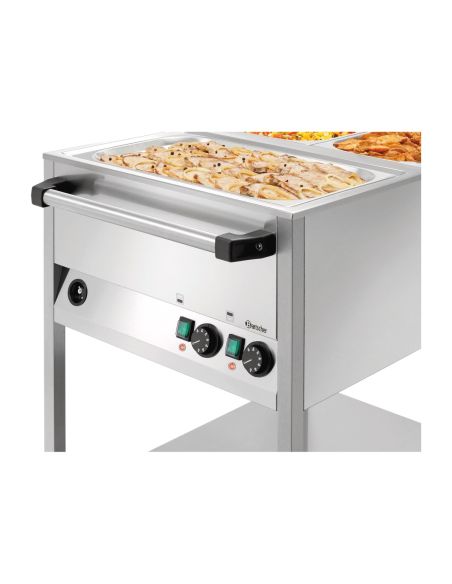 Chariot bain-marie WB2110 - 2 x GN 1/1 | Bartscher - 200261