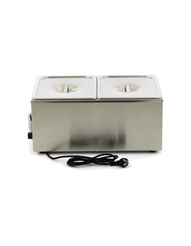 Bain Marie - avec robinet - incl 2 x 1/2 GN set - électrique | Maxima - 09300010