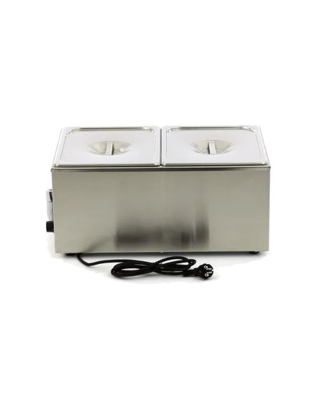 Bain Marie - avec robinet - incl 2 x 1/2 GN set - électrique | Maxima - 09300010
