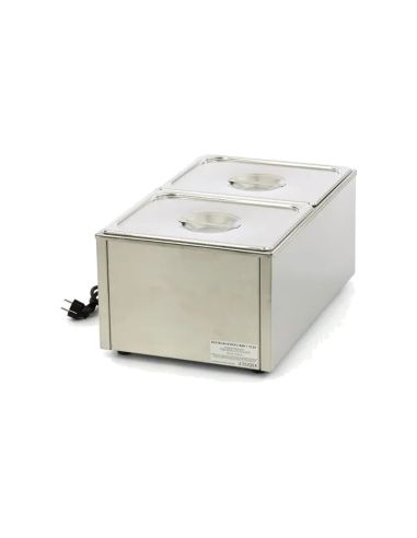 Bain Marie - avec robinet - incl 2 x 1/2 GN set - électrique | Maxima - 09300010