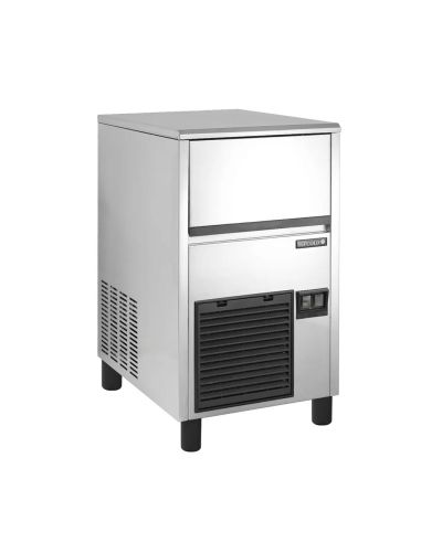 Machine à glaçons cylindriques pleins 18g - 26 kg/24h - stockage 8 kg | Tefcold - TC26