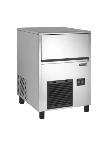 Machine à glaçons cylindriques pleins 18g - 37 kg/24h - stockage 16 kg | Tefcold - TC37
