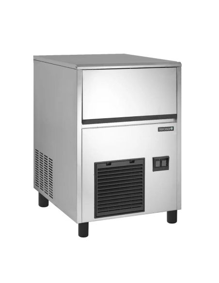 Machine à glaçons cylindriques pleins 18g - 37 kg/24h - stockage 16 kg | Tefcold - TC37