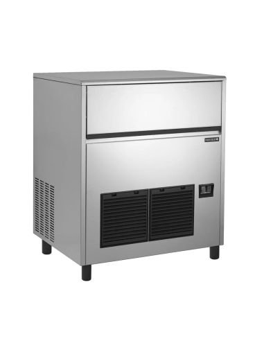 Machine à glaçons cylindriques pleins 18g - 85 kg/24h - stockage 40 kg | Tefcold - TC85