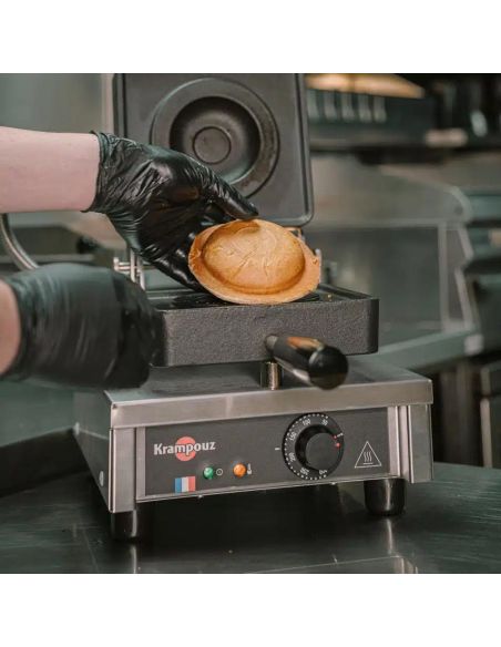 Krampouz K-Presse – Presse à pain snacking professionnelle - Moule rond de 9 cm