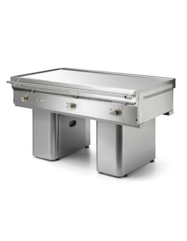 Fry-top Teppanyaki électrique 120 cm acier rectifié 12 kW - Mainho FLE-120/7TY