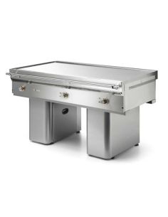 Fry-top Teppanyaki électrique 150 cm acier rectifié 15 kW - Mainho FLE-150/7TY