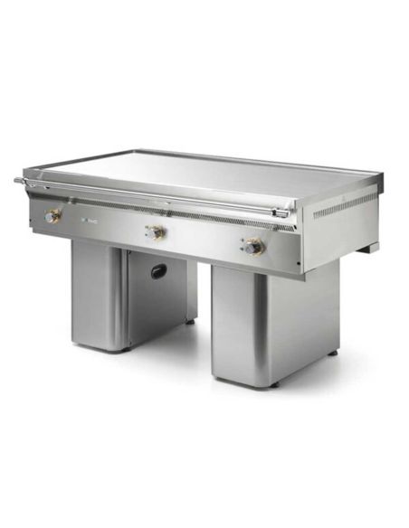 Fry-top Teppanyaki électrique 150 cm acier rectifié 15 kW - Mainho FLE-150/7TY
