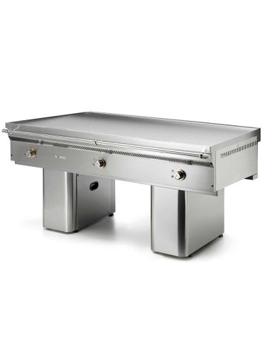 Fry-top Teppanyaki électrique 180 cm acier rectifié 18 kW - Mainho FLE-180/7TY