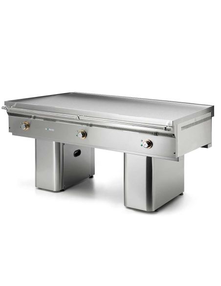 Fry-top Teppanyaki électrique 180 cm acier rectifié 18 kW - Mainho FLE-180/7TY